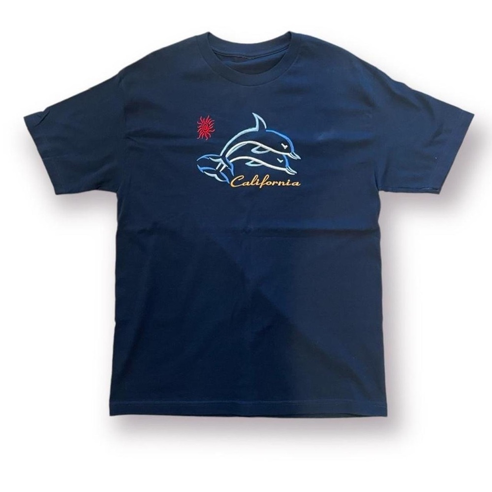 California Embroidered Vacation Tee